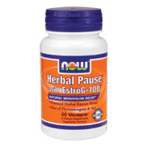 Herbal Pause with EstroG-100, Menopause Relief, 60 Vcaps, NOW Foods
