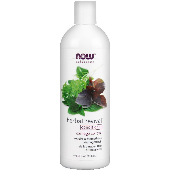 NOW Foods Herbal Revival Conditioner, 16 oz, NOW Foods
