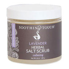 Soothing Touch Herbal Salt Scrub, Lavender, 20 oz, Soothing Touch