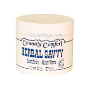 Herbal Savvy Comfrey Aloe Vera Salve, 1 oz Cream, Country Comfort