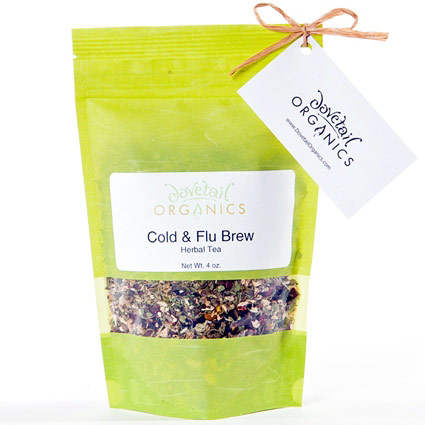 Dovetail Organics Loose Leaf Herbal Tea, Cold & Flu Brew, 4 oz, Natures Inventory