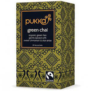Pukka Herbs Organic Herbal Tea, Green Chai, 20 Tea Bags, Pukka Herbs