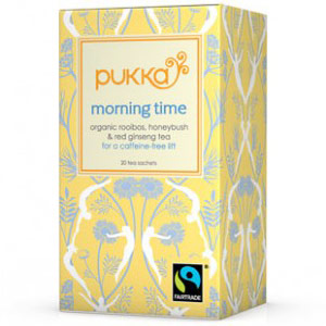 Organic Herbal Tea, Morning Time, 20 Tea Bags, Pukka Herbs