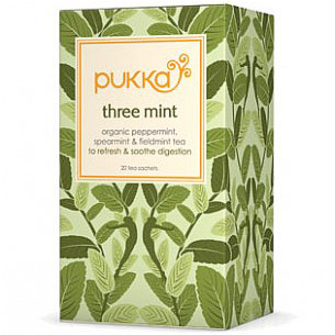 Organic Herbal Tea, Three Mint, 20 Tea Bags, Pukka Herbs