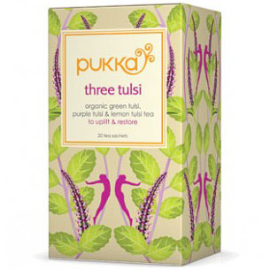 Pukka Herbs Organic Herbal Tea, Three Tulsi, 20 Tea Bags, Pukka Herbs
