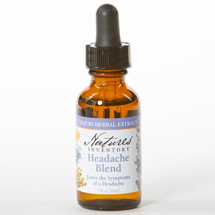 Herbal Tincture, Headache Blend, 1 oz, Natures Inventory