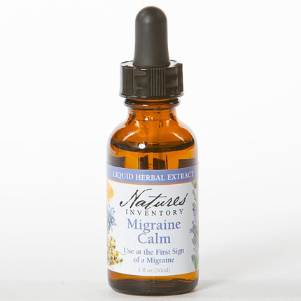 Herbal Tincture, Migraine Calm, 1 oz, Natures Inventory