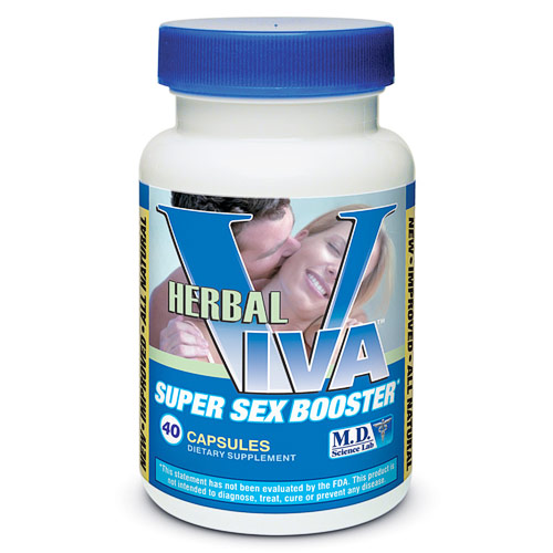 Herbal Viva Super Strength Sex Booster, 40 Capsules, MD Science Lab