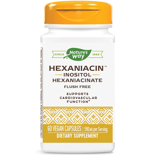 HexaNiacin, Flush-Free Niacin, 60 Veg Capsules, Enzymatic Therapy