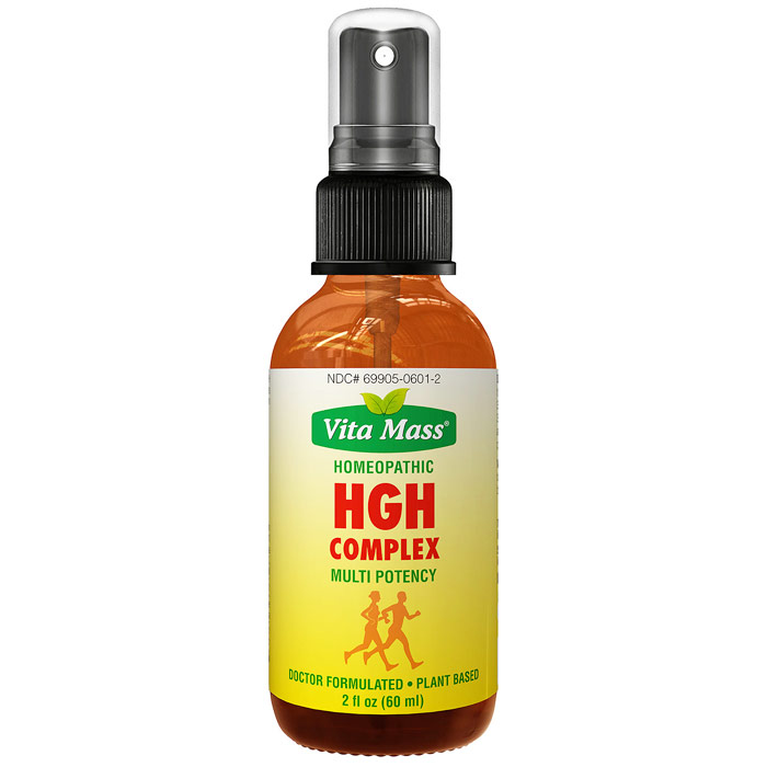 HGH Complex Homeopathic Oral Spray, 2 oz (60 ml), Vita Mass
