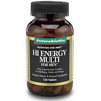 Hi Energy Multi Vitamins for Men 120 tabs, Futurebiotics