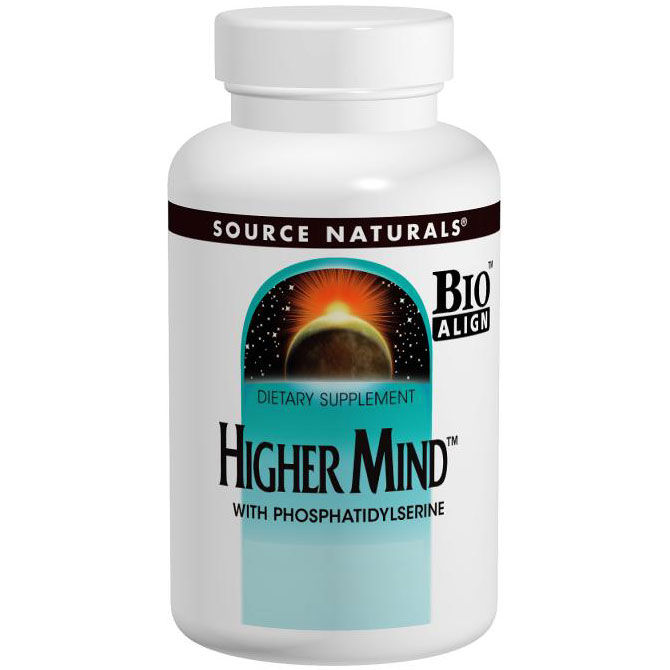 Higher Mind with Phosphatidyl Serine 90 tabs from Source Naturals