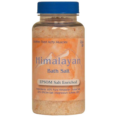 Himalayan Bath Salt with 40% Epsom Salt - Unscented, 6 oz, Aloha Bay