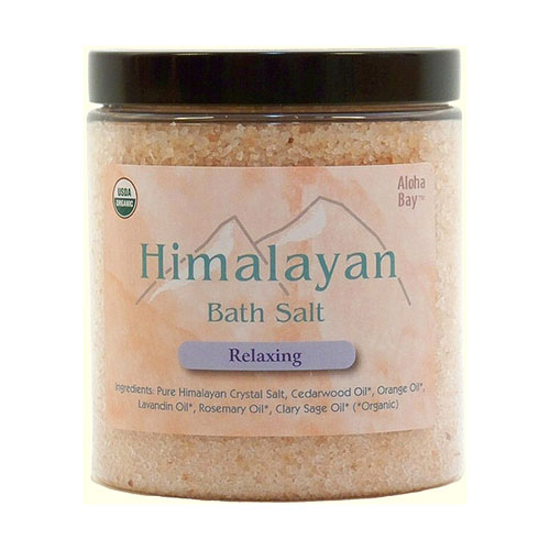 Organic Himalayan Bath Salts, Relaxing, 24 oz, Aloha Bay