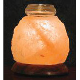 Himalayan Salt Crystal Aroma Lamp, 5 Inch, Aloha Bay