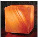 Himalayan Salt Crystal Cube Lamp, Aloha Bay