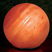 Himalayan Salt Crystal Planet Lamp, Aloha Bay