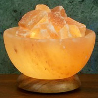 Himalayan Salt Crystal Salt Bowl Lamp, 1 ct, Aloha Bay