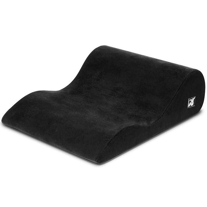 Hipster Sex Positioning Pillow for Couples, Microvelvet Black, Liberator Bedroom Adventure Gear