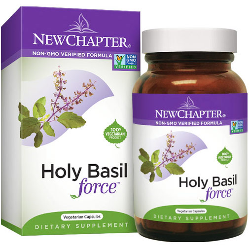 Holy Basil Force, 30 Vegetarian Capsules, New Chapter
