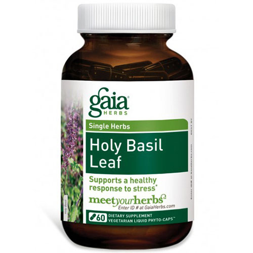 Holy Basil Leaf, 60 Liquid Phyto-Caps, Gaia Herbs
