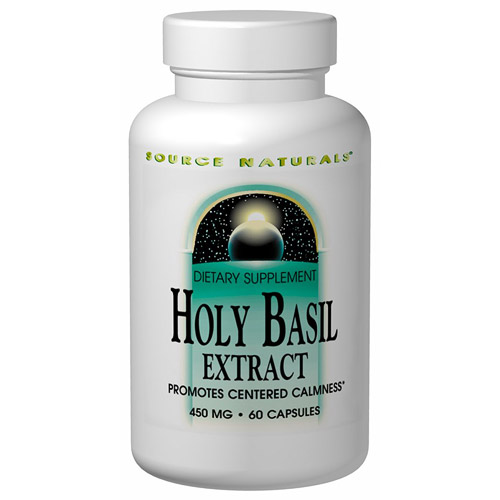Holy Basil Extract 450mg 120 caps from Source Naturals
