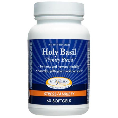 Holy Basil Trinity Blend, 60 Softgels, Enzymatic Therapy