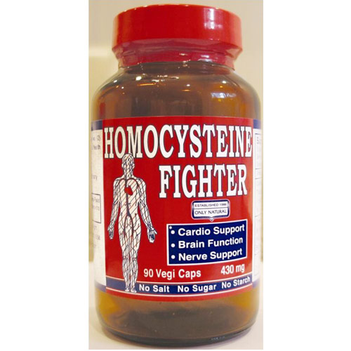 Homocysteine Fighter, 90 Veggie Capsules, Only Natural Inc.