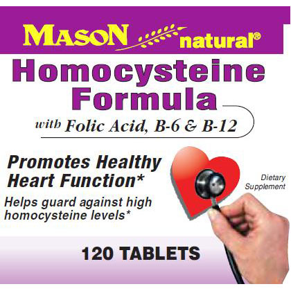 Mason Natural Homocysteine Formula, 120 Tablets, Mason Natural