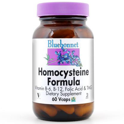 Homocysteine Formula, 120 Vcaps, Bluebonnet Nutrition