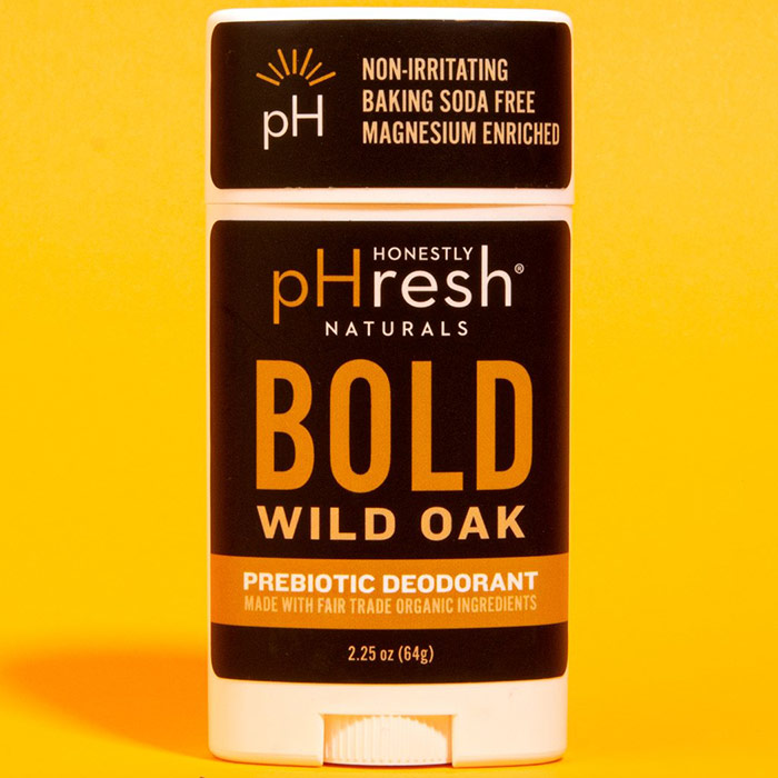 Honestly pHresh Bold Wild Oak Prebiotic Mineral Deodorant Stick, 2.25 oz