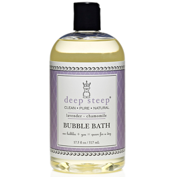 Bubble Bath, Lavender Chamomile, 17 oz, Deep Steep