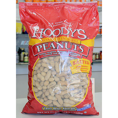 Hoodys Fancy Roasted Salted In-Shell Peanuts, 80 oz (5 lb)