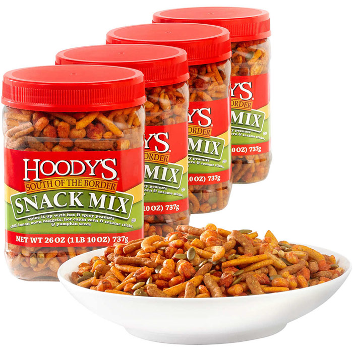 Hoodys South of the Border Snack Mix, 26 oz x 4 Packs