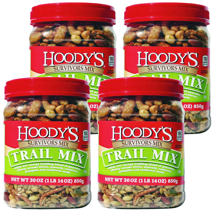 Hoodys Survivors Trail Mix, 30 oz x 4 pc