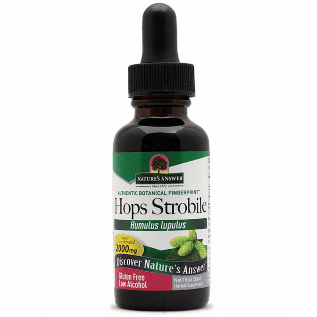 Hops Extract Liquid (Hops Strobile) 1 oz from Natures Answer