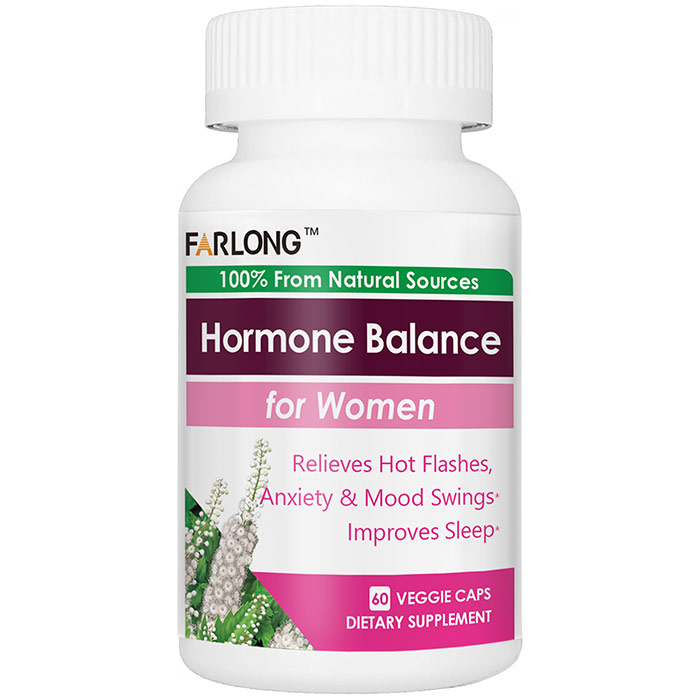 Hormone Balance for Women, from Natural Sources, 60 Veggie Caps, Far Long