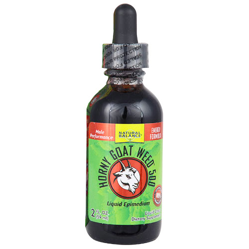 Horny Goat Weed 500, Liquid Supplement, 2 oz, Action Labs