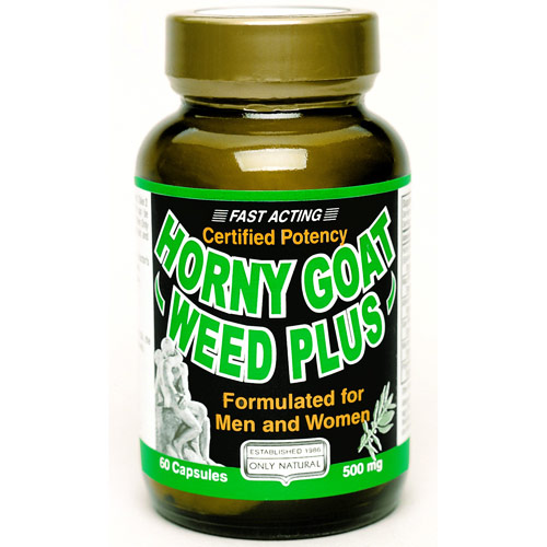 Horny Goat Weed Plus, 60 Capsules, Only Natural Inc.