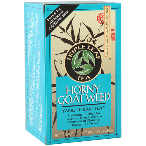 Horny Goat Weed Tea, 20 Tea Bags x 6 Box, Triple Leaf Tea