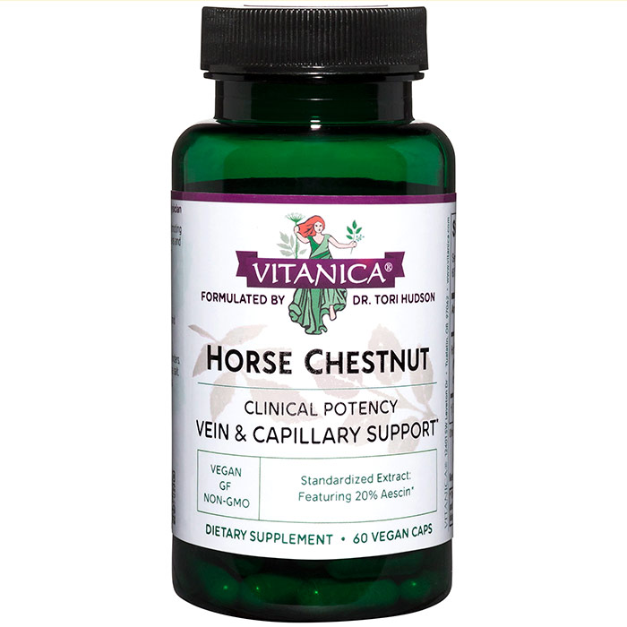 Horse Chestnut, 60 Vegetarian Capsules, Vitanica