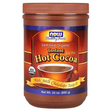 Instant Hot Cocoa Organic Mix, 2 lb, NOW Foods - CLICK HERE TO LEARN MORE