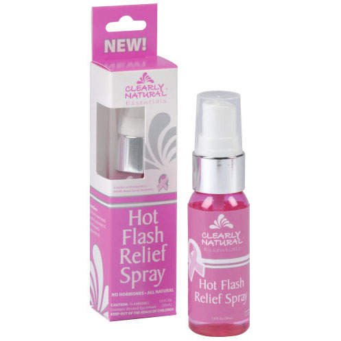 Clearly Natural Essentials Hot Flash Relief Spray, 1 oz, Clearly Natural Essentials