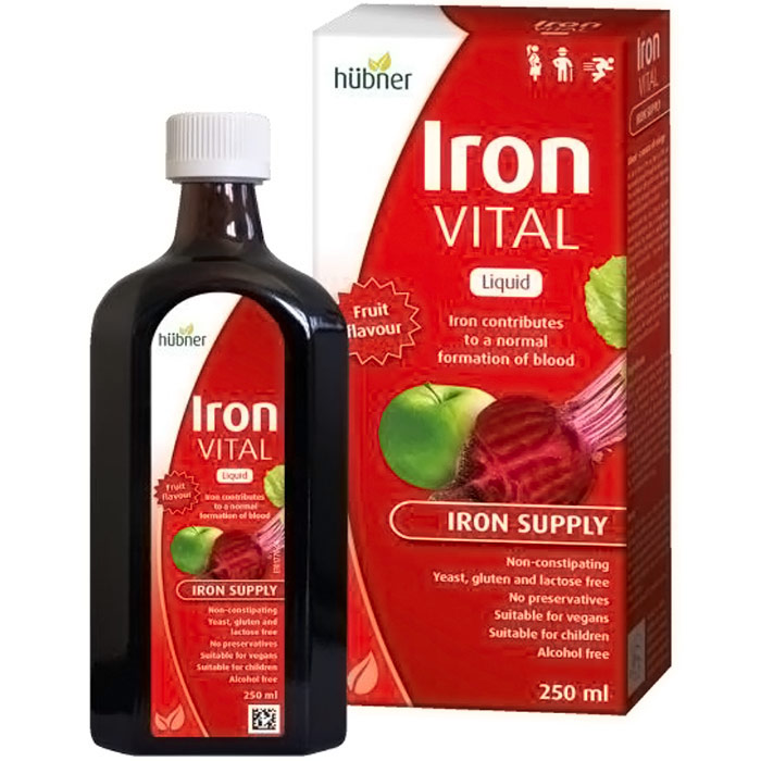 Hubner Liquid Iron Vital F, 500 ml, Naka Herbs & Vitamins Ltd