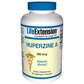 Huperzine A, 200 mcg, 60 Vegetarian Capsules, Life Extension