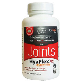 HyaFlex Pro Advanced for Joints, For Dogs, 30 Chewable Tablets, Hyalogic