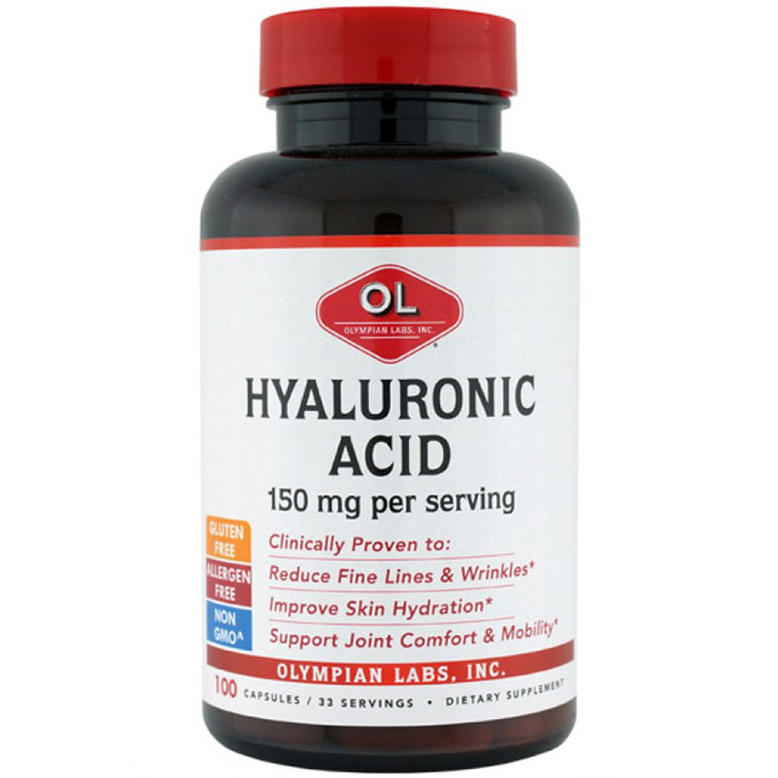 Hyaluronic Acid, 100 Capsules, Olympian Labs