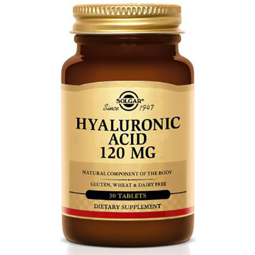 Hyaluronic Acid 120 mg, 30 Tablets, Solgar