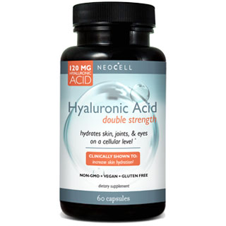 Hyaluronic Acid Double Strength, 120 mg, Value Size, 60 Capsules, NeoCell