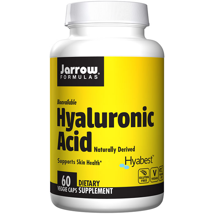 Hyaluronic Acid 50 mg, Bioavailable, 60 Capsules, Jarrow Formulas